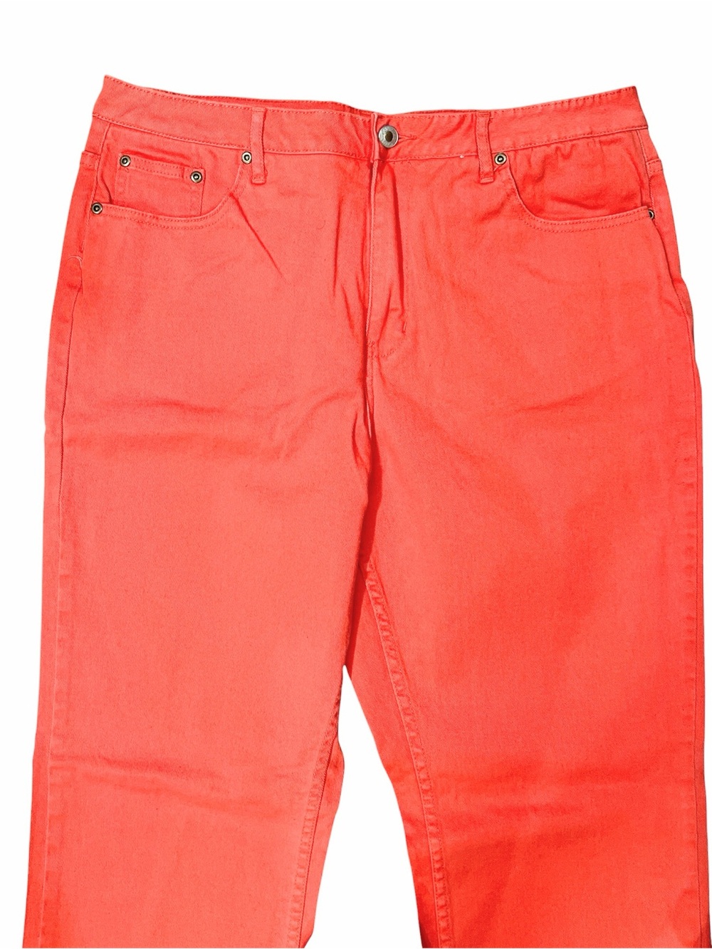 Coldwater Creek Persimmon Tummy control Straight-Leg Jeans 16 - Picture 4 of 7